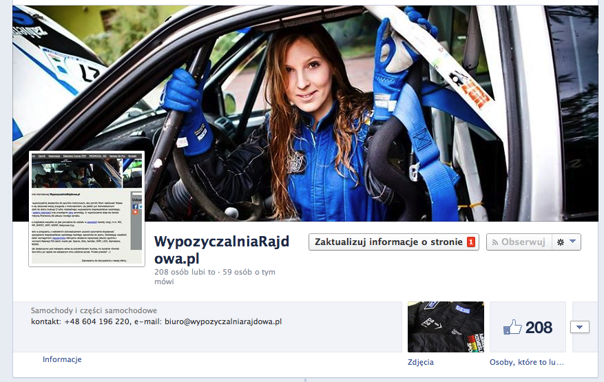 https://www.facebook.com/WypozyczalniaRajdowa